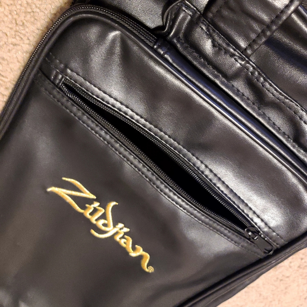 Zildjian Black Leather Drumstick Bag - Picture 7 of 8